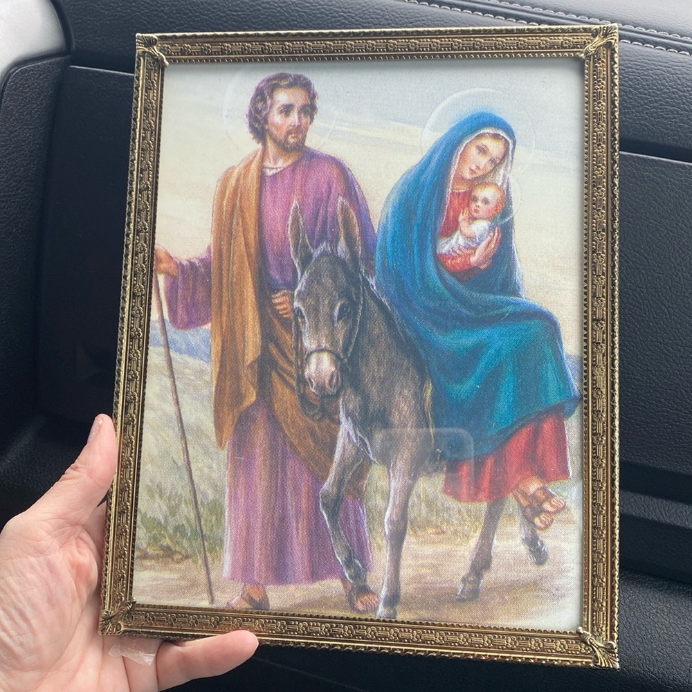 Framed Holy Family